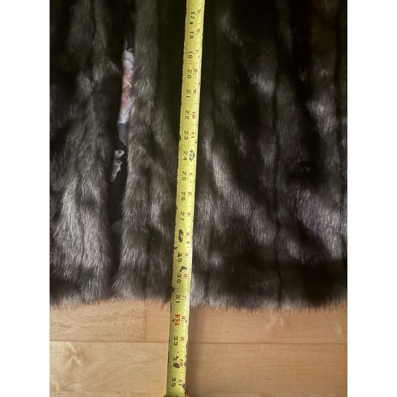 Max Studio Brown Faux Fur Vest XXL - Picture 2 of 5